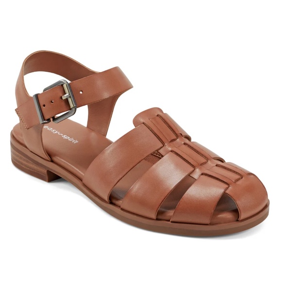 Easy Spirit Gretty Leather Fisherman Sandals - Picture 1 of 3